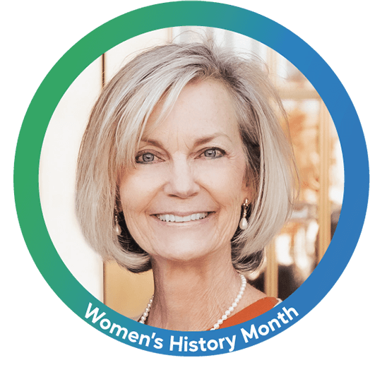 FinWise Bank honors Verena Rasmussen for Women's History month.