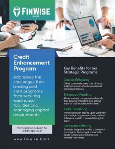 credit enhancement program for strategic lending partners